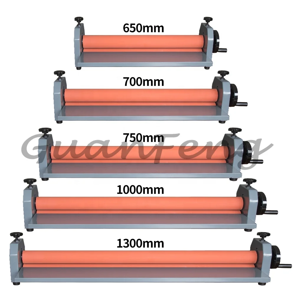 수동 콜드 라미네이터 650/700/750/1000/1300mm, 사진 포스터 PVC 필름용 압력 라미네이팅 기계