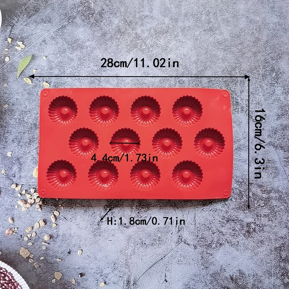 

New Lace Donut Chocolate Silicone Mold DIY Candy Biscuit Ice Block Mold Cake Insert Baking Mold