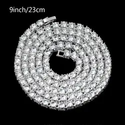 Stylish Silver Gold for Rhinestone Tennis Chain for Daily Wear Festival Special