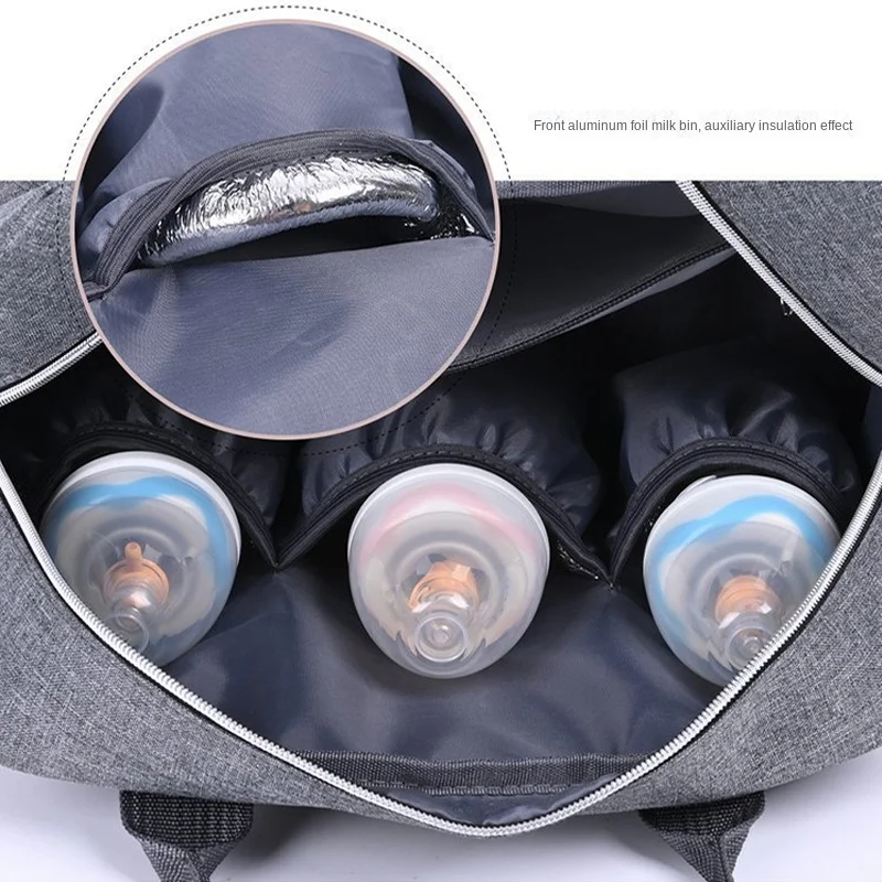 Baby Diaper Bag Nappy Bag Mummy Bag Waterproof Travel Baby Diaper Bags for Mom Stroller Mommy Maternity Totes Shoulder Bags - 3