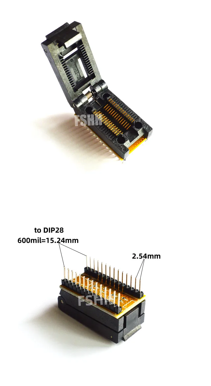 para DIP28 SOIC28 tomada SOP28 Virar banco de ensaio