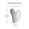 Gua Sha Board Guasha Massage for Face Stainless Steel Body Massager Facial Scraping Plate SPA  Guasha Scraper for Neck Back 4
