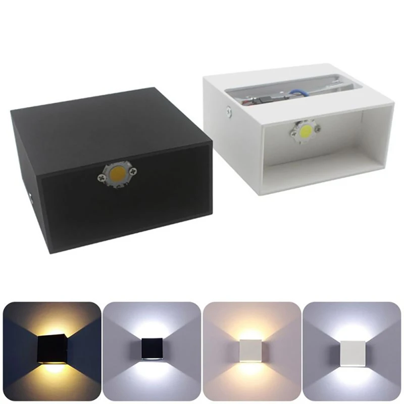 

6W Aluminum Wall Lamp Bedside Wall Lamp, Simple Style Bedroom Stair Decoration For Indoor And Outdoor Corridor