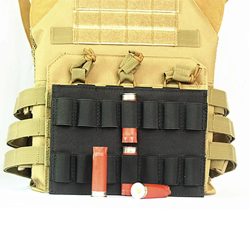 

14 Rounds Tactical Molle Shell Pouch 12GA 12 Gauge Airsoft Bullet Ammo Carrier Military Hunting Accessories Magazine Holder Bag