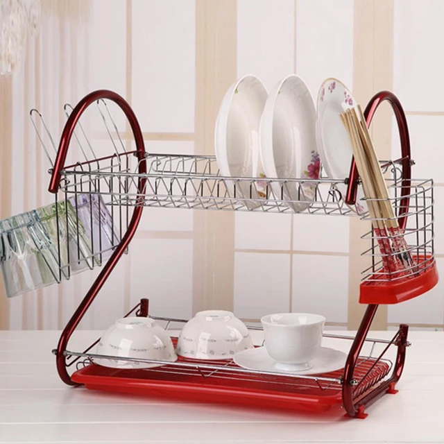 Dish Drainer , Red for Kitchen Accessories - AliExpress