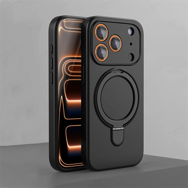 ตัวเลือกสินค้า เคสซิลิโคนแม่เหล็ก iPhone พร้อมขาตั้ง