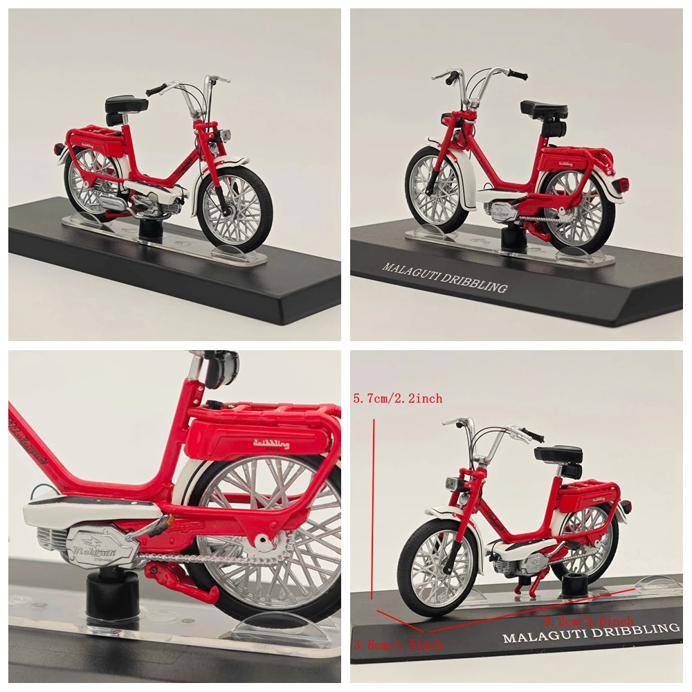 DIECAST 1/18 SCOOTER MODEL EDICOLA PIAGGIO CIAO TRICOLORE/MALAGUTI