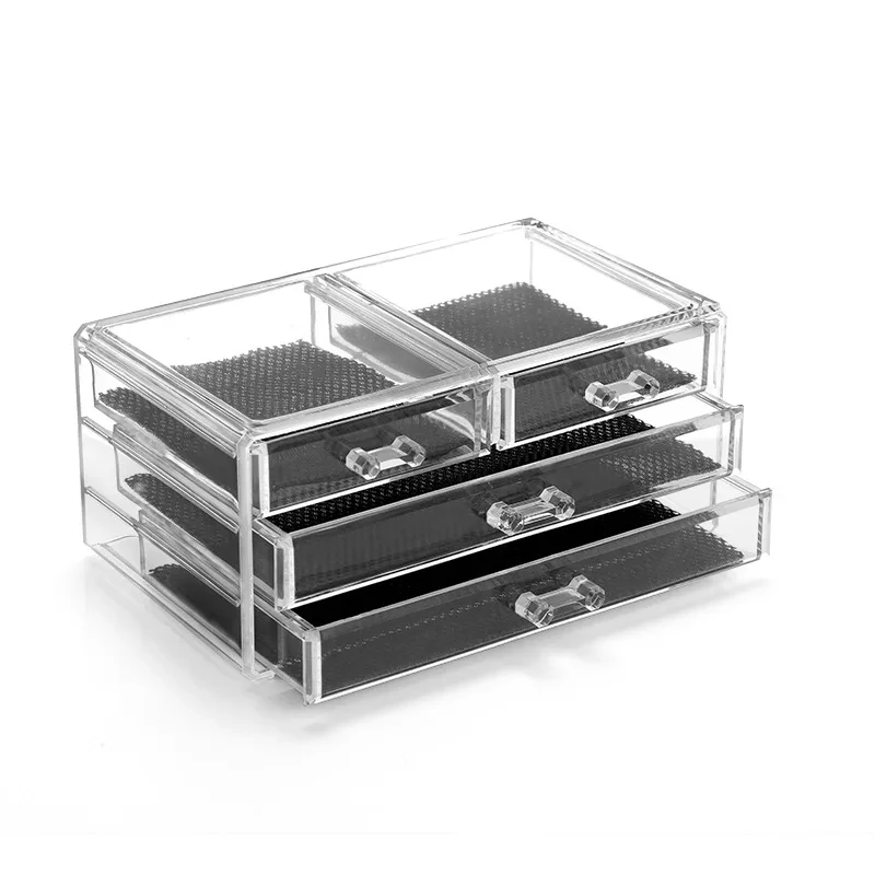 Description Picture 6 of itemClear Acrylic Multi-layer Drawer Storage Box Cosmetics Makeup Organizer Beauty Tools Jewelry Mask Box Desktop Decoration