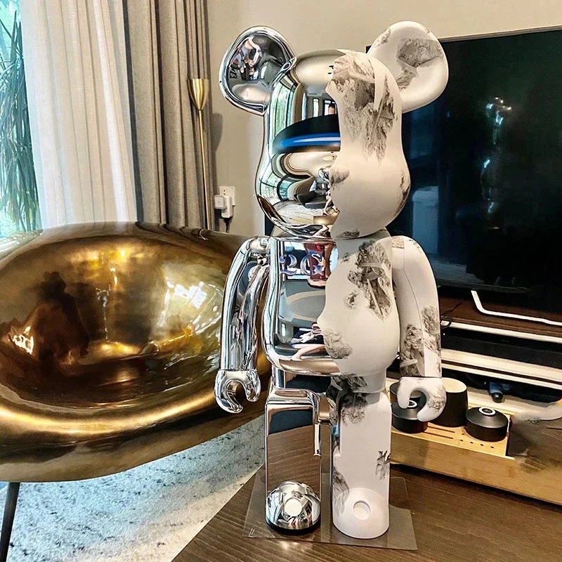 

Trendy office decoration resin series ornaments 28CM resin violent bear office bedroom living room high-end ornaments