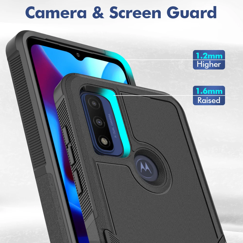 Shockproof Hybrid Armor Phone Case with Dual Protection