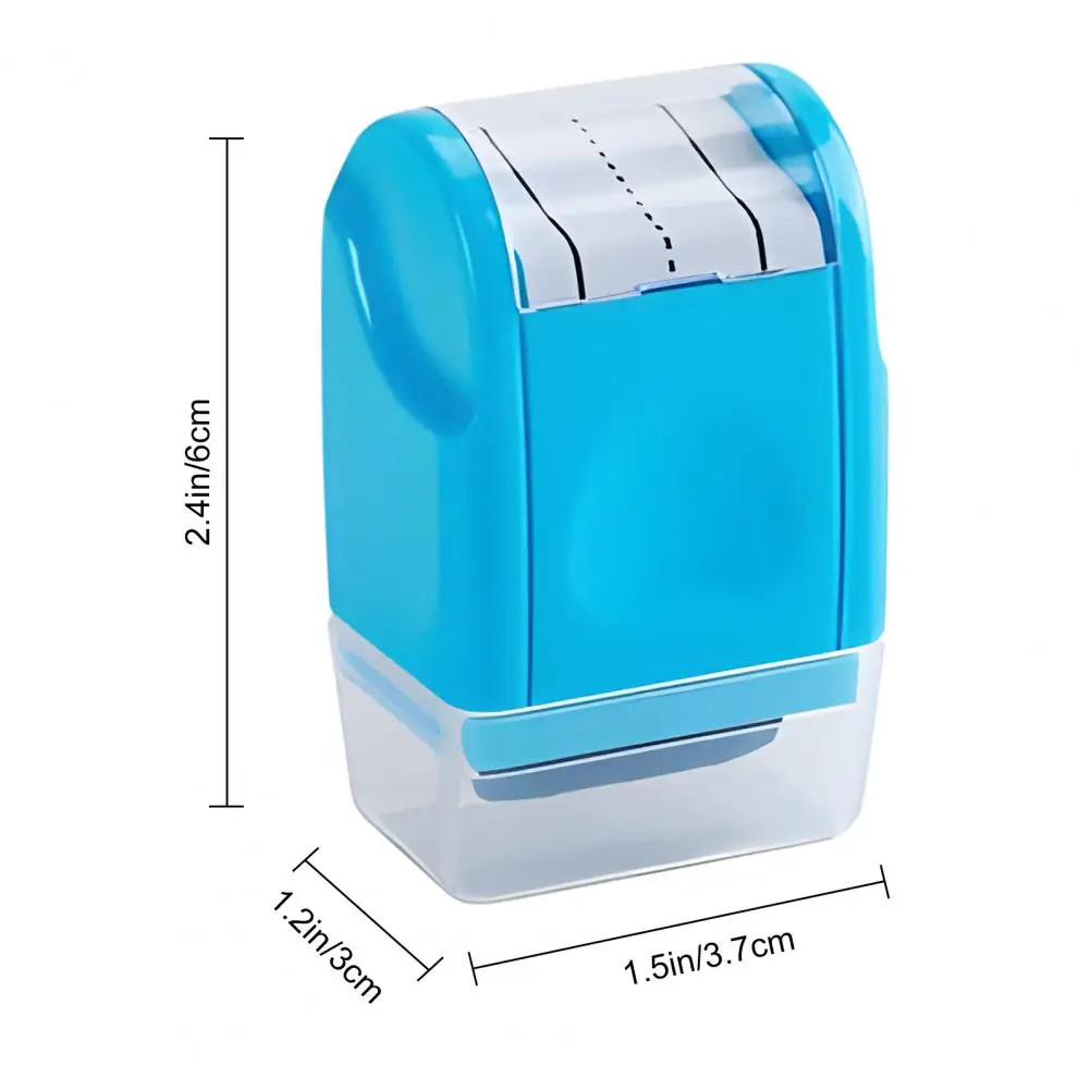 Calligraphy Tool Portable Race Track Stamp for Kids Self Inking Line Road Roller with Dashed Handwriting Lines for Practice