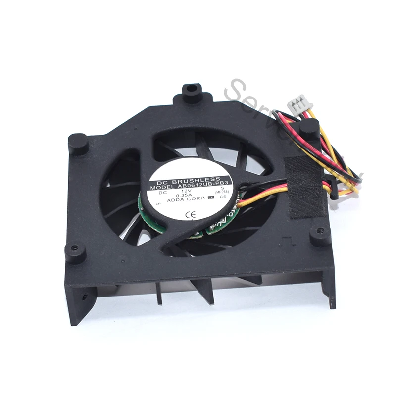 

Genuine for AB0612UB-PB3 (MP965) Q200 DC 12V 0.35A 3-Wire Server Bare Fan