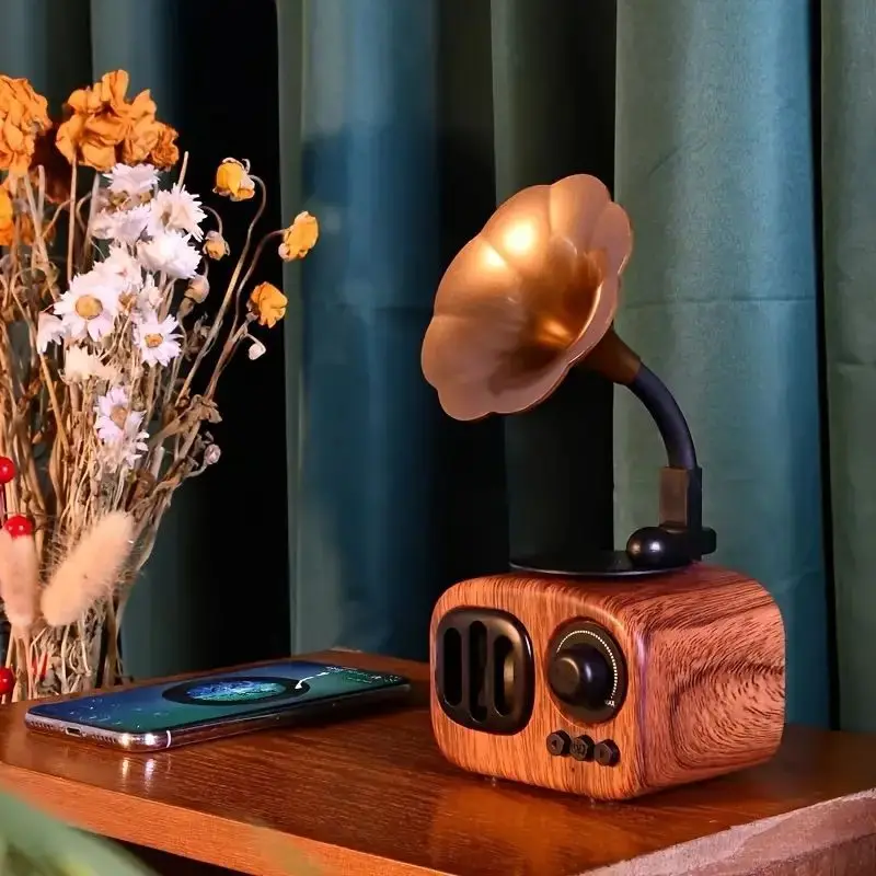 Music Box 1pc Retro Phonograph Decoration Ornament Table Desk Decoration Valentine's Day Gifts carousel music box music box