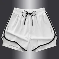 【 S-5XL 】 NASA GISS Sports Three Piece Pants Summer Popular Anti glare Double layered Sports Shorts for Men and Women Couples Ru 2