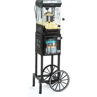 Popcorn Maker Machine - Professional Cart With 2.5 Oz Kettle Makes Up to 10 Cups 1