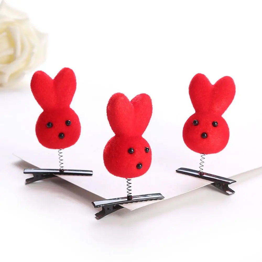 Fashion Dog Duck Hair Clip Rabbit Plush Chicken Barrettes Hairpin Hair Accessories Kids