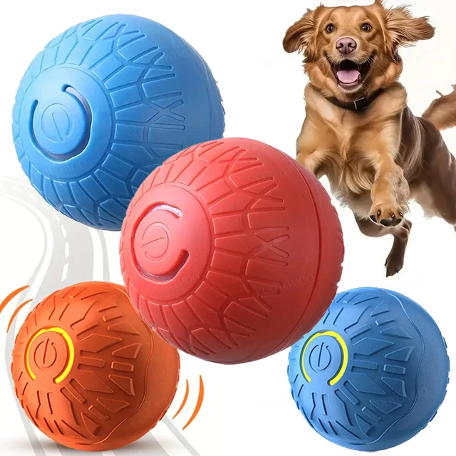 S196f3139bfc34d0aa400bb80cbb4507fM.jpg Smart Dog Toy Ball Automatic Interactive Pet Electronic Rolling USB Rechargeable Moving Bouncing for Puppy to Large dog Chew Toy