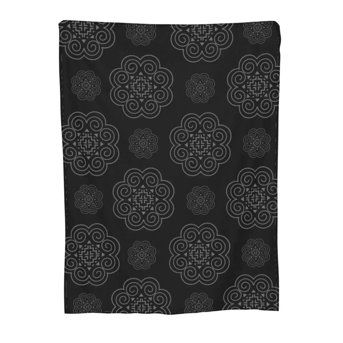 Hmong Symbol Pattern Design Throw Blanket Quilt warm winter Dorm Room Essentials Hairys for babies Blankets 6