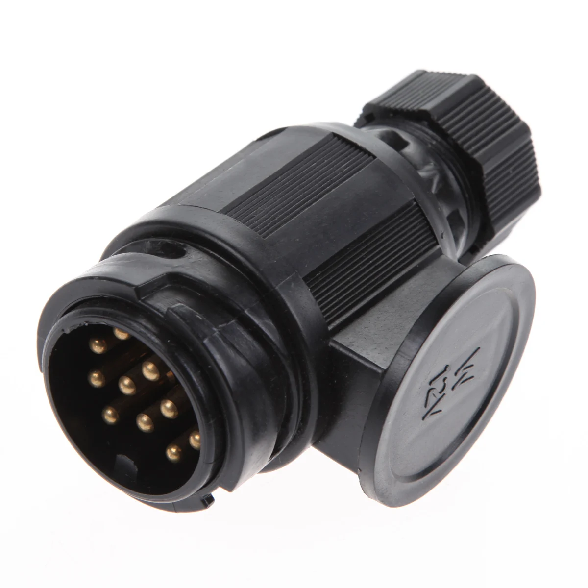 1/2PCS 13 Pin Euro Plastic Plug 12V Caravan Trailer Electirc Plug Maypole MP128 trailer plug adapter trailer socket trailer plug socket trailer plug