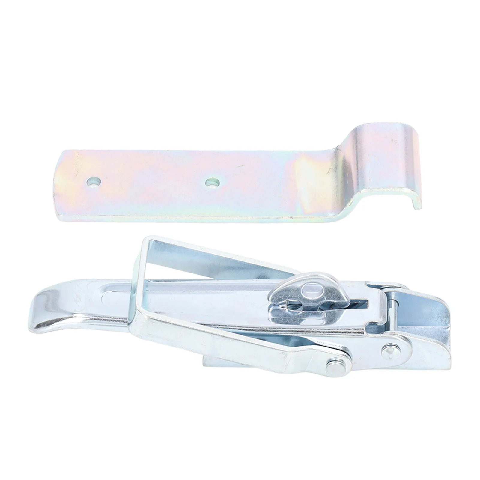 Trailer Lift Door Latch Heavy Duty Over Centre Body Clamp with Catch Plate for RVs Campervans