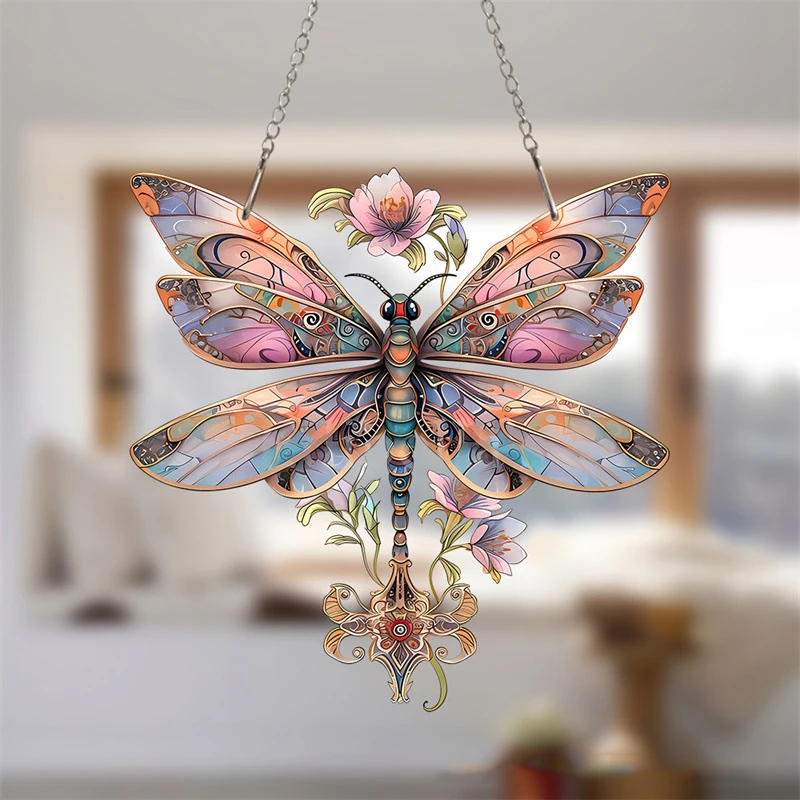 Acrylic Butterfly Sun Catcher Window Door Hanging Art Festival Scene Decoration Pendant Hanging Ornament