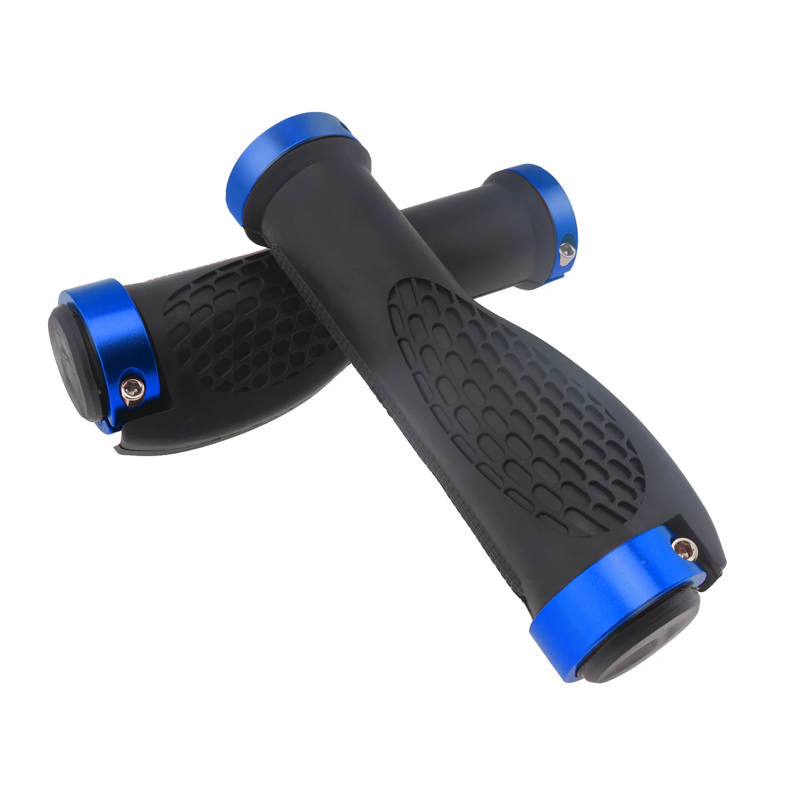 2pcs/lot 1 Pair Portable Outdoor and Sport Mountain Cycling Bike Bicycle Handlebar Bar Grips Rubber Anti-slip Handle Grip