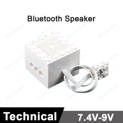 Premium Train Motor Kit with Servo, Battery Box, IR Remote, and LED Lights for Advanced Building Block Creations (Bluetooth Speaker)