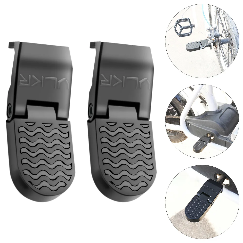 

Rear Foot Rear Wheel Pedal Universal Pole Mountain Bike Rear Axle Pedal Rear Seat Footer Pedal Aluminum Alloy Durable