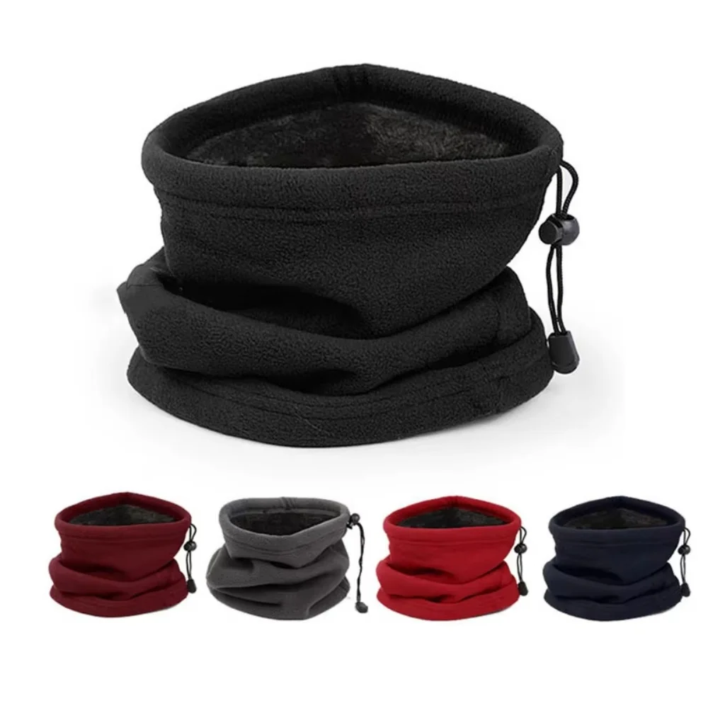 Cycling scarf winter outdoor warm windproof mask plus velvet thick cold-proof neck cover face protection