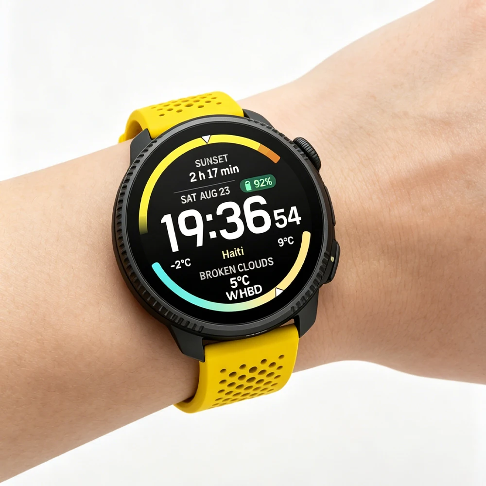 Breathable Silicone Strap for Sport Watches - 22mm Replacement Bracelet