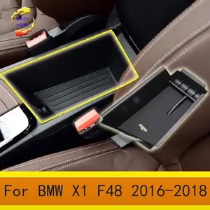 RUIYA Kompatibel für BMW X1 F48 2016-2023 / X2 F39 2019-2022 Mittelkonsole  Aufbewahrungsbox Armlehne Organizer mit Antirutschmatten Angepasst Auto  Zubehör (Schwarz) (BMW X1 F48): : Auto & Motorrad