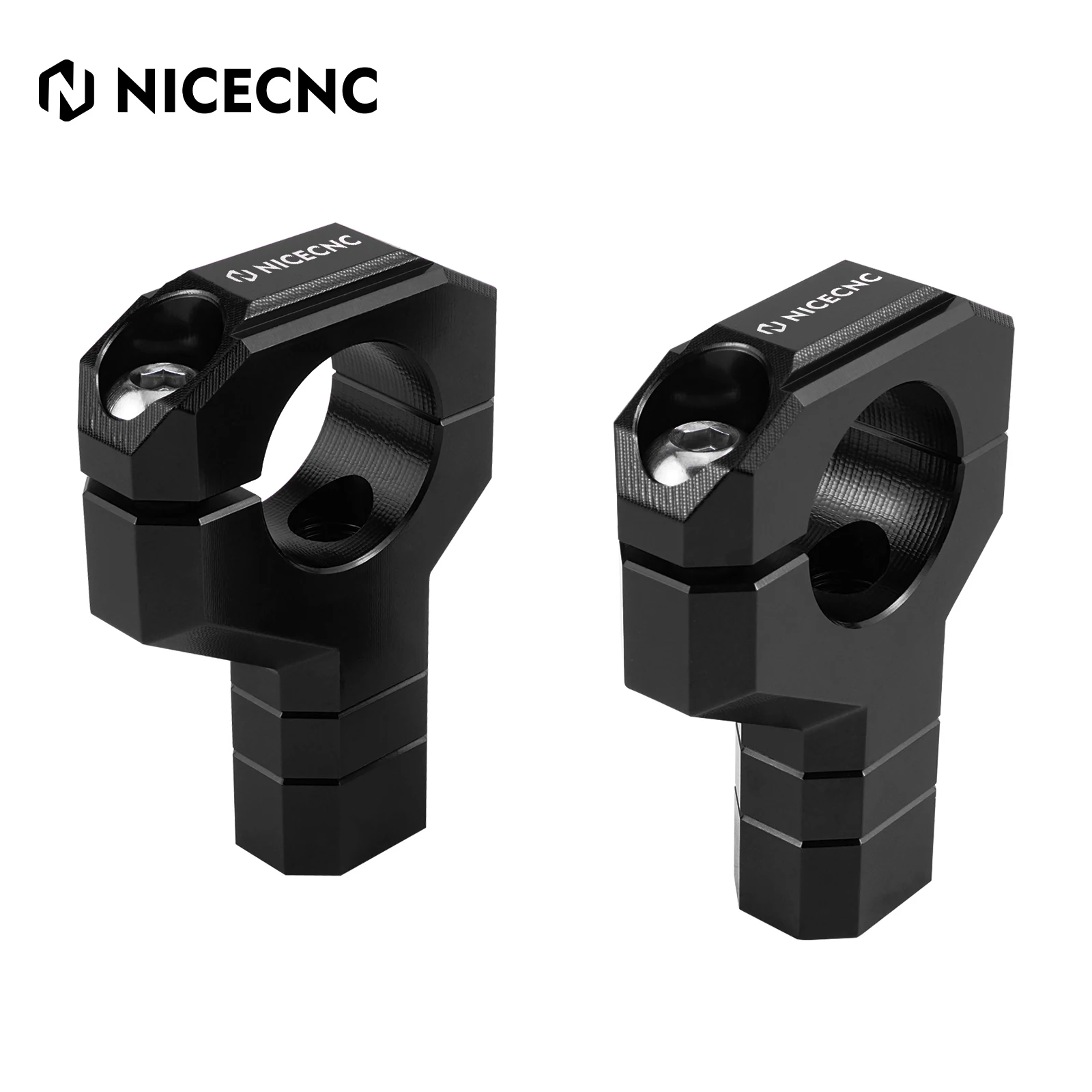 

NICECNC Handlebar Riser Clamp For Yamaha YFZ450R 2009-2023 2018 YFZ450X 2010 2011 YFZ450 2017 ATV Parts