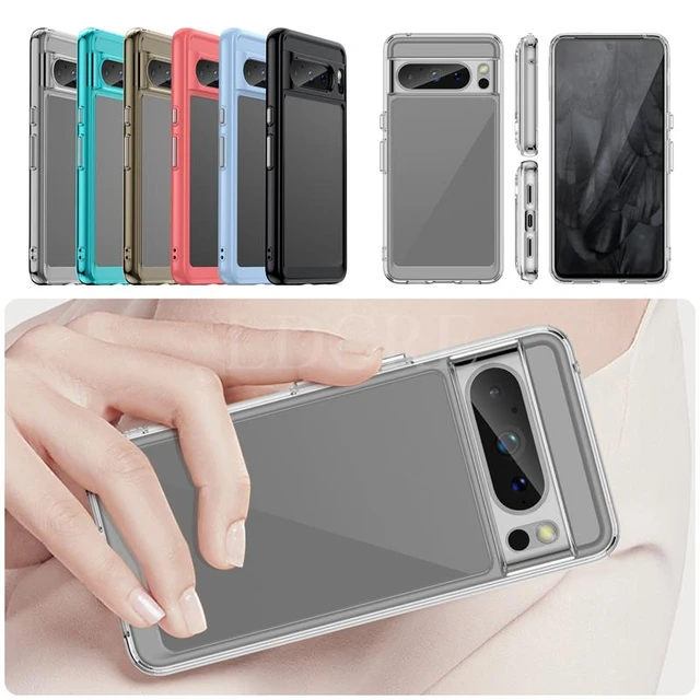 For Google Pixel 8 Case Clear Side Edge TPU Soft Silicone Phone Case For Google  Pixel 8 Back Cover Case Pixel8 Coque Funda Shell - AliExpress