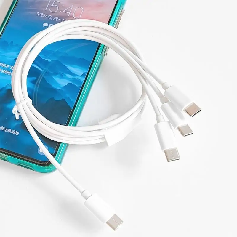3 in 1 다중 충전 케이블 다중 충전 코드 USB C USB C 커넥터 코드