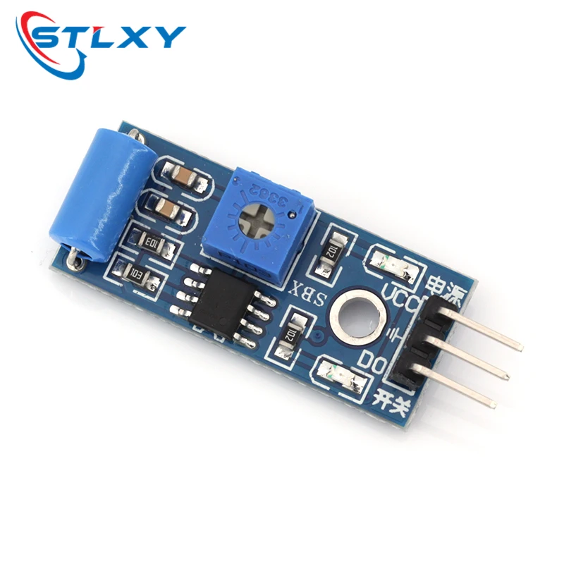 Stlxy normally closed type vibration sensor module Alarm sensor module Vibration switch SW-420 for arduino