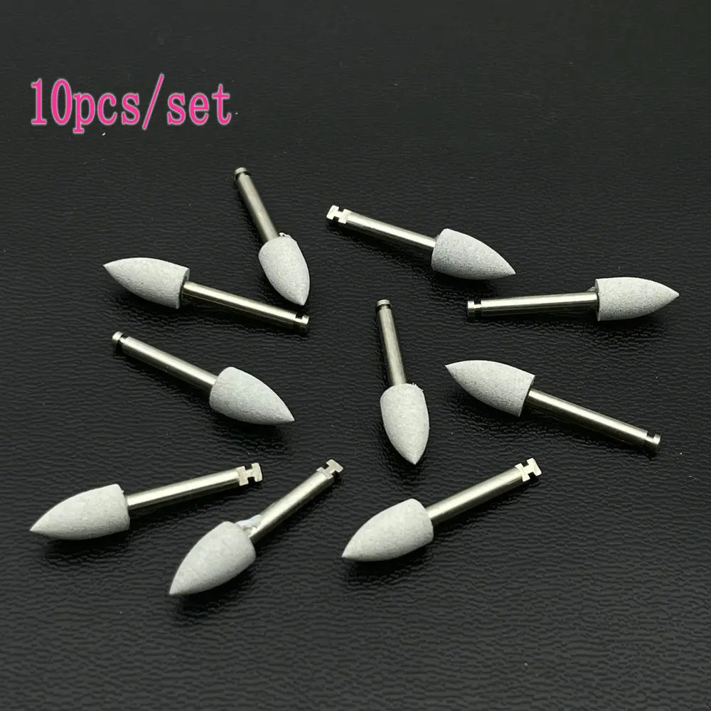 12pcs/10pcs/pack Dental Silicone Grinding Heads Teeth Polisher for Low-speed Machine Polishing Dental Tools Dentistry Lab 4