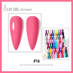 15ml Neon Gel Nail Polish Set - Vibrant Multi - Color Collection (16)