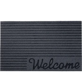 Nicoman Welcome Barrier Doormat Eco-Friendly Scrape and Absorbent Indoor/Outdoor Door Mat 75x45cm