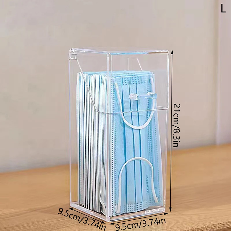 Dust-proof Tissue and Mask Storage Box with Lid - Household Wipes Dispenser and Wet Tissue Holder, Kitchen Seal Design