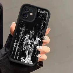 Soft Retro Gothic Cyber Sigil Cross Back Cover Phone Case for Samsung A06 5G (TYB - 360TY34102A1)