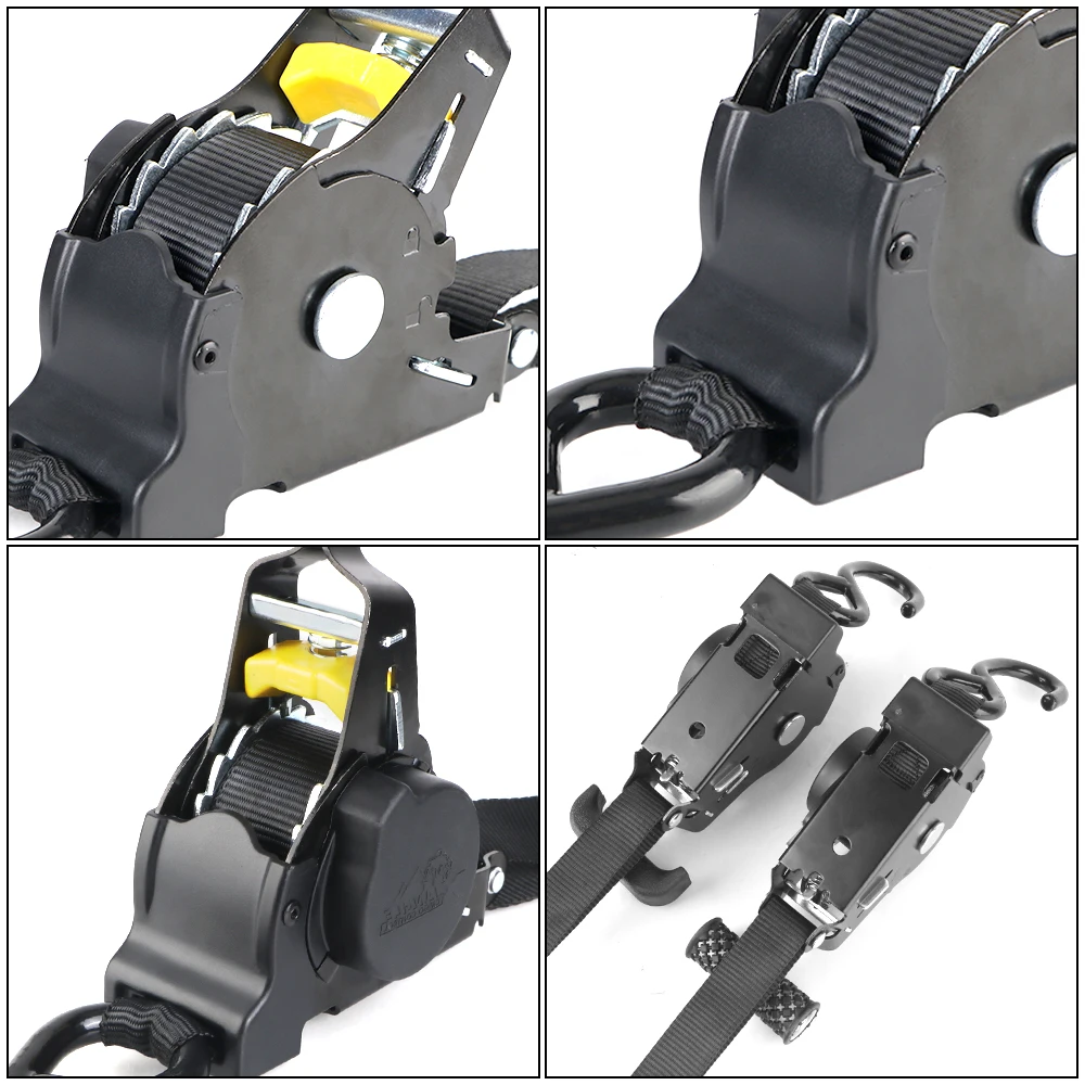 For Load Luggage Strap For Motorcycles Ratchet Strap Retractable Belts Ratchet Tensioner Belt Car Auto Straps Cargo Tape