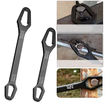범용 Torx 렌치 조정 가능한 다기능 렌치 보드, 더블 헤드 다목적 Torx 스패너 수리 수공구, 3-17mm, 8-22mm