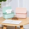 Home Kitchen Tissue Paper Dispenser Storage Organizer Tissue Box with Cover Square Wet Wipes Case Napkins Toilet Paper Container 1