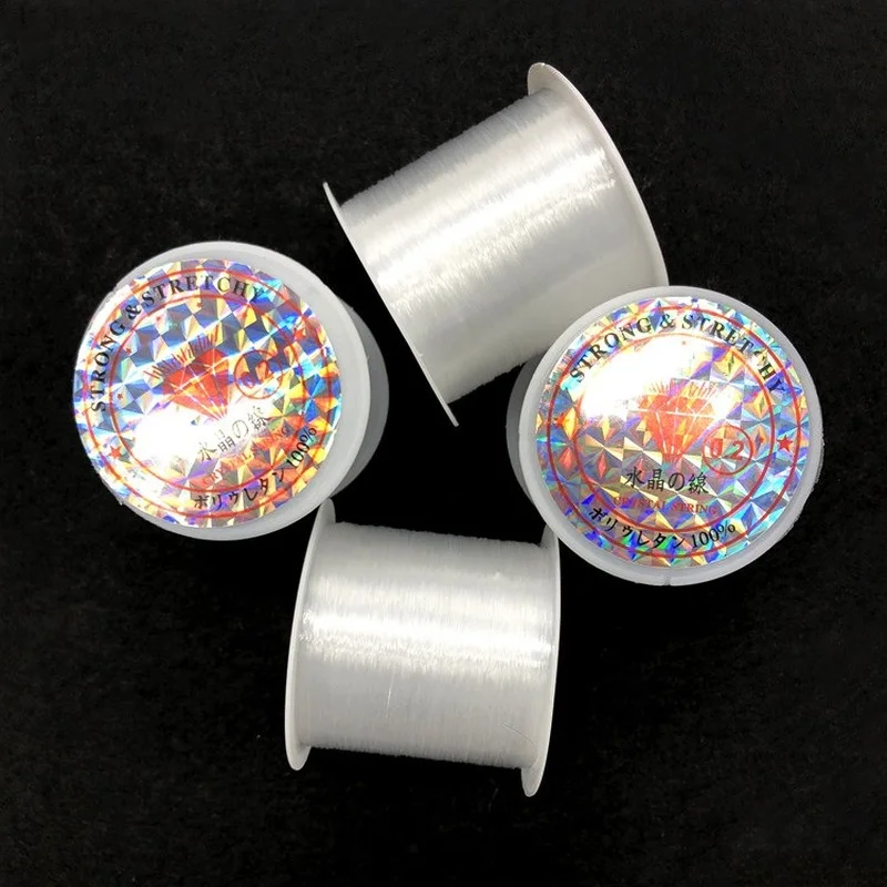 4pcs Fish Thread Transparent Sewing Thread Crystal Nylon Line Wire Invisible  Line Hand Sewing Rhinestone Quick Delivery 0.2