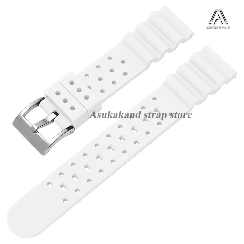 Universal Men's Sport Waterproof Silicone Watch Strap with Quick Release