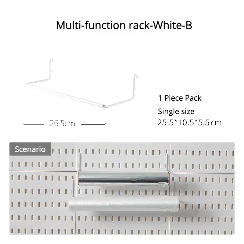 Multi-Functional Pegboard Wall Organizer with Shelves