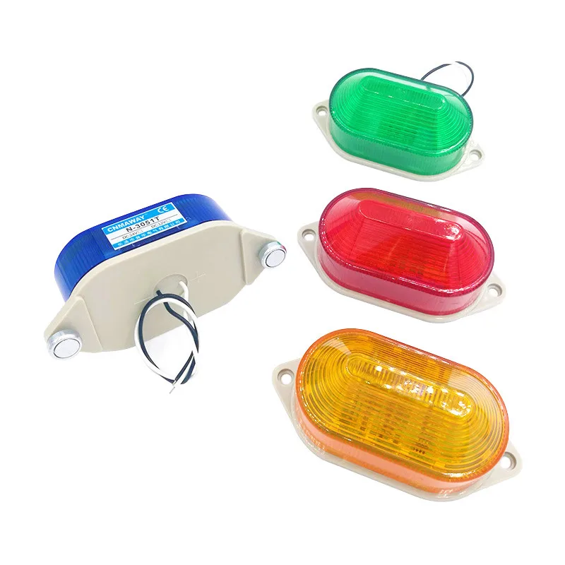 Strobe Warning Light Signal Warning Strobe TB40 N-3051 12/24/220V Indicator LED Lamp small Flashing Light Security Alarm IP44 buzzer Magnetic