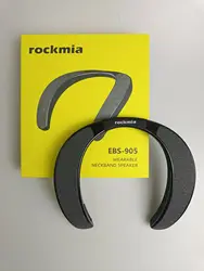 Rockmia Wireless Bluetooth Neckband Speaker - Hands-Free, Ear-Free Sound for Home & Outdoor Enjoyment (Rockmia brand box)