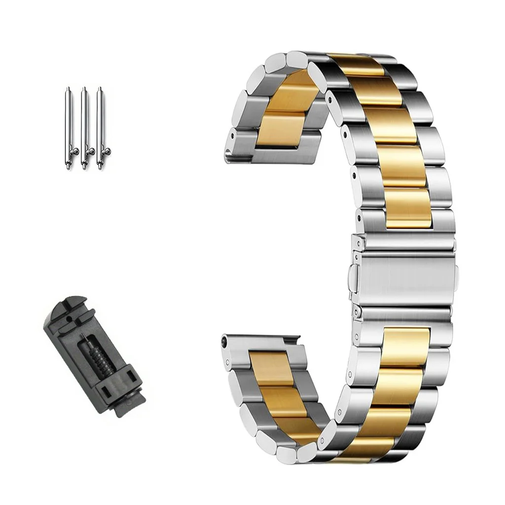 Versatile Metal Watchband Bracelet, Available in Multiple Sizes