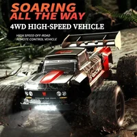 JJRC Q146 High-Speed Ample Power RC Racing Electric Four-Wheel Drive Alloy Off-Road Sports BigFoot Short Card Toy Christmas Gift 2